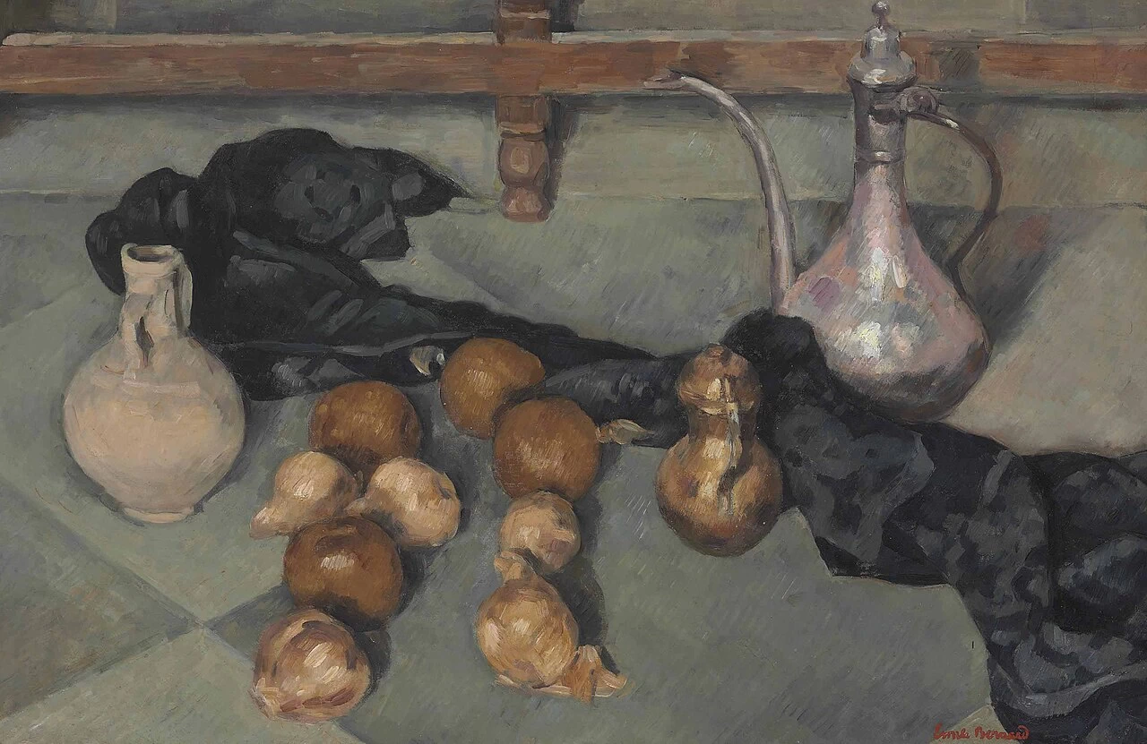 Natura morta con brocca e cipolle, 1897